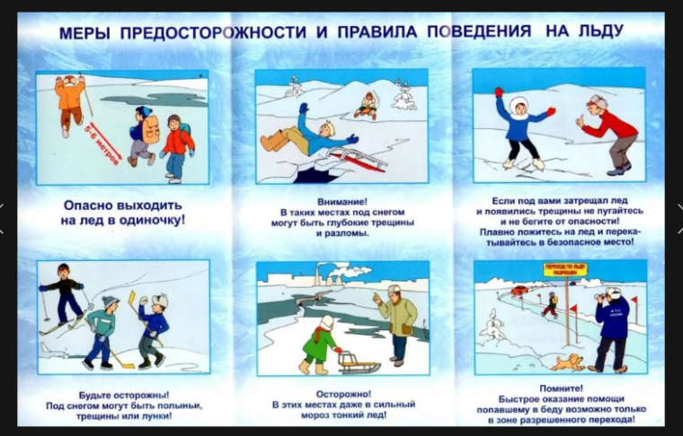 Памятка по безопасному поведению на льду в зимний период. Памятка по безопасному поведению на льду в зимний период.
